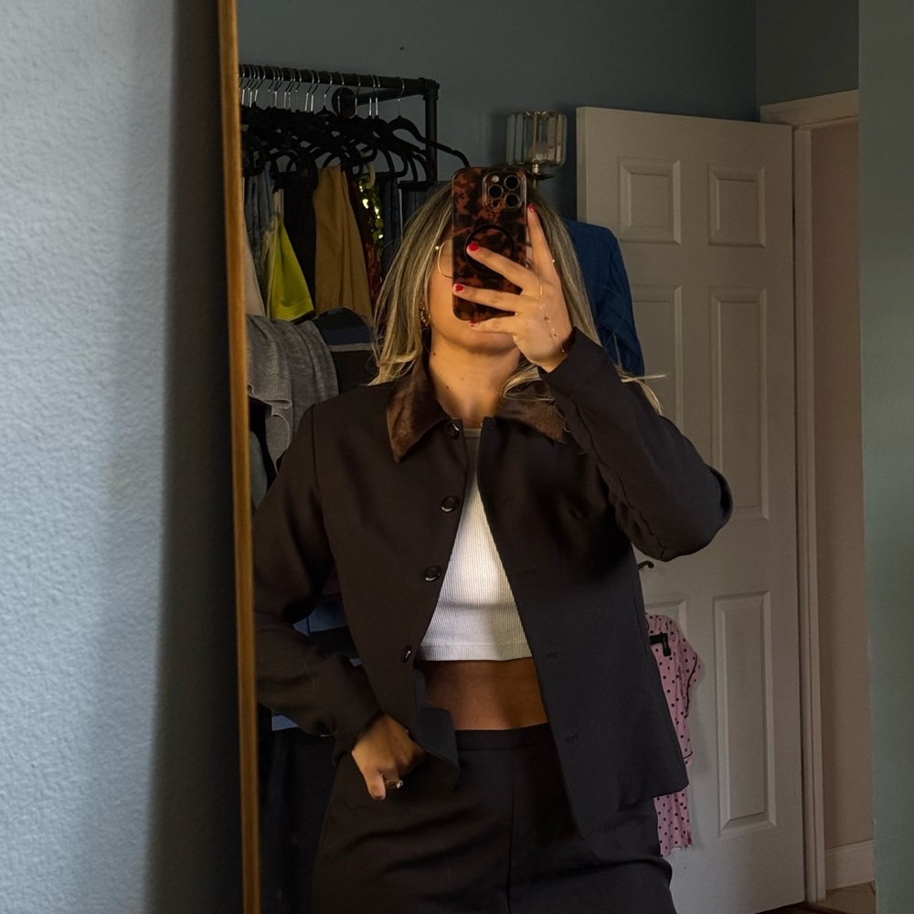 Womens Black Tailored Blazer Jacket